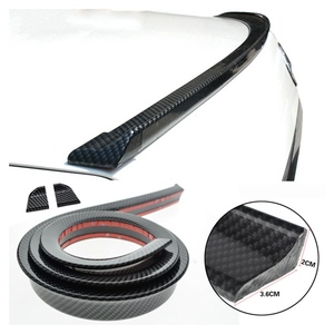 Spoiler universale adesivo effetto carbonio - Product Image 1