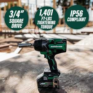 Llave de Impacto Inalámbrica de 36V MultiVolt, Alto Torque, 3/4'', Compatible con IP56, Acepta Batería MultiVolt de 18V/36V, Clasificación de 20V/21V - Product Image 3