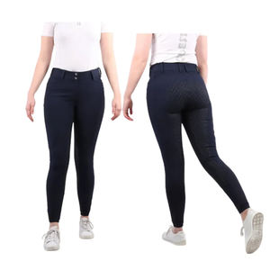 Ropa ecuestre personalizada, ropa deportiva, pantalones con agarre de asiento completo, pantalones técnicos de equitación al por mayor, mallas para niñas - Product Image 5