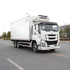 Camion de transport de marchandises ISUZU Giga 6 roues 6x4, moteur L6 300 ch, remorque, fret lourd, autonomie de 501 à 600 km, batterie 90 à 110 kWh, États-Unis - Product Image 1