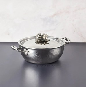 Argent Brillant Poli 100% En Acier Inoxydable Fait Attrayant Ustensiles De Cuisine Ustensiles De Cuisine Ruffoni Casserole Sauce Pan Et Pots Fourniture - Product Image 5