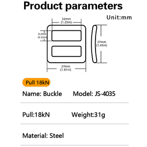 Jensan Chất lượng cao 33 mét chiều rộng bên trong kim loại trượt khóa cho an toàn khai thác phụ kiện - Product Image 5