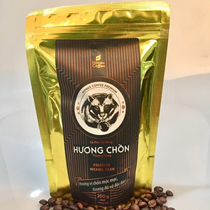 Grains de café torréfiés au Vietnam avec du vrai café de belette standard et de qualité supérieure - Product Image 3