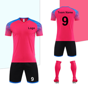 Conjunto de ropa de fútbol de manga corta personalizable Ropa deportiva personalizada para adultos Equipos de fútbol Uniformes de entrenamiento de jugadores de fútbol - Product Image 5