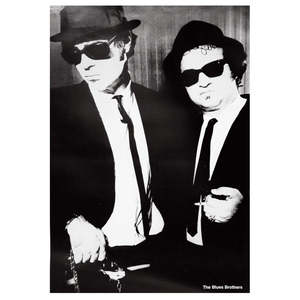 Blues Brothers Wall <b>Poster</b> Made of Durable Paper Material - Product Image 1