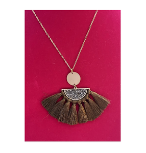Nouveau look collier Boho avec poli à la main pour les femmes et les bijoux de collier de gland de mode élégante pour la vente chaude - Product Image 3