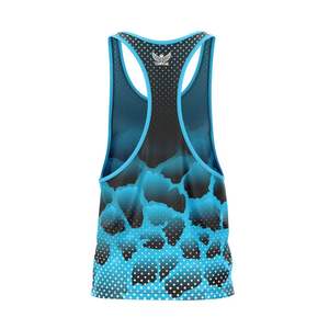 เสื้อกล้ามวิ่งสำหรับผู้ชายเสื้อแร็คคอร์แบคพิมพ์ลายสำหรับผู้ชายเสื้อแห้งเร็วแบบไร้รอยต่อ - Product Image 3