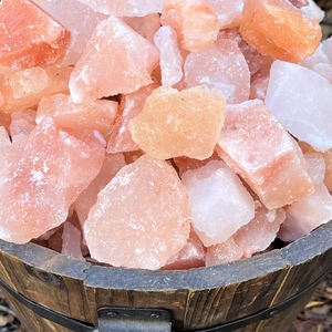 Los mejores trozos crudos de sal Rosa OEM, respetuosos con el medio ambiente, estilo moderno, origen pakistaní, terapia decorativa y uso culinario - Product Image 3