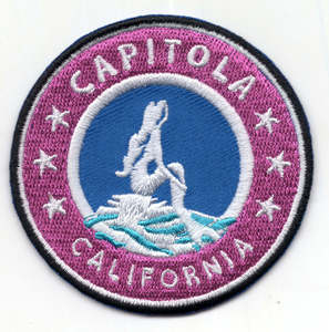 Parches Bordados Personalizados, Parches Bordados de Diseño, Bandera del Estado de California, Forma de Oso Grizzly, para Hombre o Mujer - Product Image 3