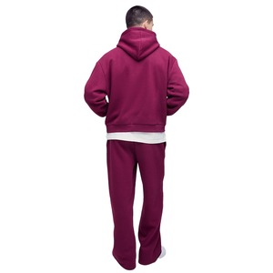 Sweatpants and Hoodies <b>Set</b> Custom logo Mens Tracksuit High Quality Thick Pullover Hoodies <b>Set</b> Puff Printing Hoodie <b>Set</b> OEM - Product Image 4
