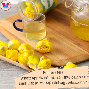 Fleurs séchées de camélia doré de haute qualité, approvisionnement d'usine pour des vacances au goût frais et rafraîchissant - Product Image 3