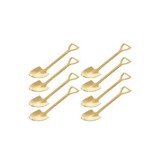 Metal <b>Coffee</b> Spoon <b>Set</b> Stainless Steel Tableware Ideal for <b>Tea</b> <b>Sugar</b> and Dessert Use in Home Kitchen or Cafe Setting - Product Image 6