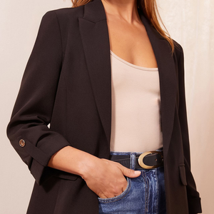 Abrigos de lana para mujer, tejidos, transpirables, ligeros, cálidos, ecológicos, largos, para invierno, al por mayor - Product Image 5