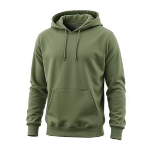 Sweat à capuche unisexe en molleton de haute qualité pour homme, coupe oversize, doublé, hiver, court, uni, anti-rétrécissement, personnalisé, écologique, 100 % coton, coupe carrée - Product Image 2