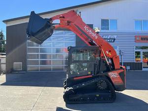 Chargeuse sur chenilles Kubota SVL75-2, chargeuse frontale, moteur diesel EPA, puissance de creusement élevée, hydraulique MOOG, pompe et distributeur KYB - Product Image 5