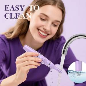 Tondeuse à cheveux professionnelle rechargeable par USB à double lame, tondeuse indolore pour le nez et les sourcils pour hommes et femmes, facile à nettoyer - Product Image 1