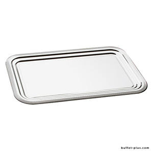 Plateaux d'exposition de bijoux de luxe modernes, plateau de miroir en verre en métal décoratif fait à la main pour fête de mariage et hôtel - Product Image 5