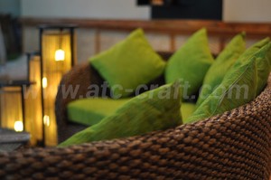 Moderno y elegante sofá de salón para sala de estar interior jacinto de agua sofá seccional conjunto producto de alta calidad producto vietnamita - Product Image 5