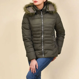 2024 Factory Made Customized Color Puffer Jackets Good Quality Breathable Feature Nylon Lining Canvas Best Design Hot Sale - Product Image 4