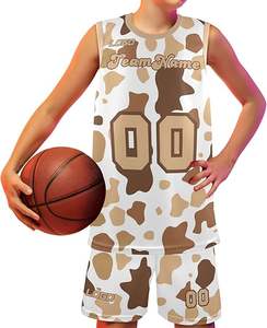 Tenues de basket-ball légères et respirantes, taille plus, couleur personnalisée, haute qualité, 100% polyester pour hommes adultes - Product Image 5