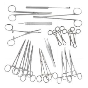 Instrumental Quirúrgico Manual de Acero Inoxidable Personalizado de Alta Calidad, Juego Quirúrgico Básico Completo, Reutilizable, con Certificación CE - Product Image 1