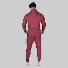 Survêtement à capuche personnalisé pour homme, hiver, uni, 100% coton, respirant, séchage rapide, pour adultes - Survêtement de jogging léger - Product Image 5