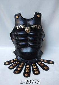 Armure en cuir noir, cuir musculaire, produit médiéval très vendu, en vente - Product Image 3