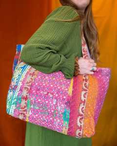 Sacs Kantha en coton vintage faits à la main - Product Image 3