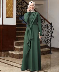 Abaya de luxe turque en soie anti-rides pour femmes, best-seller de Dubaï - Product Image 1