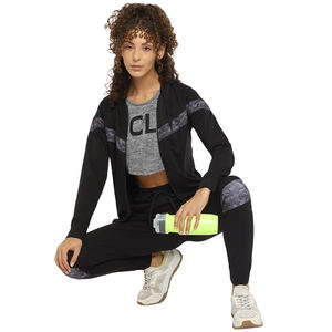 Ensemble de survêtement avec Logo personnalisé pour femme, en coton et Polyester, avec fermeture éclair, pour le Sport, le Jogging, le football - Product Image 5