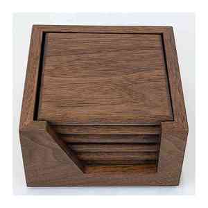 Posavasos bordados hechos a mano a precio barato, diseño personalizado de madera de mango de nogal, diseño personalizado con la mejor calidad - Product Image 1