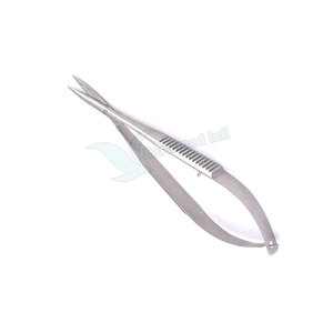 Meilleure vente Micro ciseaux à ressort multicolores avec manche en acier Ciseaux de sécurité manuels à lame incurvée pour sourcils et cils - Product Image 6