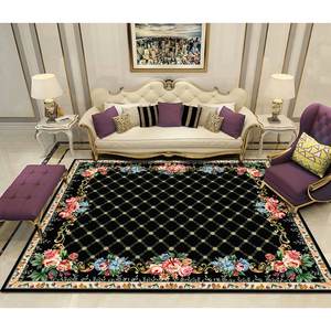 Alfombra Grande de Felpa con Nombre Personalizado, Base Antideslizante con Puntos, Diseño Floral Clásico, para Adolescentes, Hogar, Bodas - Product Image 5