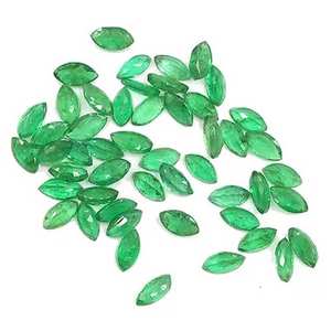 Auténtica Esmeralda Natural en Forma de Marquesa, Gema Suelta para Diseñadores de Joyas y Suministro de Exportación - Product Image 2