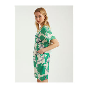 Vestido Elegante con Bolsillos de Satén de Viscosa BGN para Mujer, Modelo S23D403 - Product Image 5