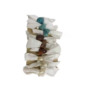 Rond de serviette coquillage en coquillages naturels idéal pour les tables de restaurant rustiques et les événements sur le thème de l'océan Vietnam - Product Image 3