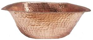 Elegante cuenco para servir de cobre pulido con atractivo vintage, el mejor para fiestas temáticas tradicionales y comidas formales - Product Image 2