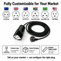 Adaptateur de sol pour chargeur EV portable – Solution sans fil de mise à la terre – Adaptateur de charge EV sans mise à la terre pour la recharge à domicile