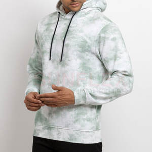 Vente en gros de haute qualité personnalisé Tie Dye impression Basics hommes sweats à capuche mode vêtements hommes sweats à capuche matériel durable hommes sweats à capuche - Product Image 3
