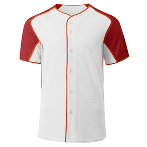 เสื้อเบสบอล2024โพลีเอสเตอร์100% เสื้อเบสบอลเล่นกีฬาเบสบอลสั่งทำได้ - Product Image 1