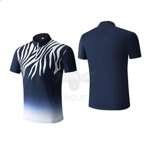Camiseta de polo deportiva de manga corta de poliéster 100% para hombre al por mayor, camiseta sublimada ecológica con patrón sólido de punto Fab - Product Image 6