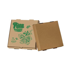 Boîtes à pizza en carton ondulé écologiques personnalisées haut de gamme de 6 à 18 pouces, revêtement UV, laminage mat, logo, vente en gros d'usine, prix bas - Product Image 6