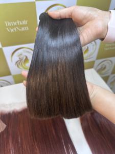 ผมตรงยาว16นิ้วสีดำบริสุทธิ์สมบูรณ์แบบสีธรรมชาติ - Product Image 4