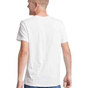 Couleur blanche Hommes Garçons Ras Du Cou T-Shirt 170gsm Pur Coton Couleurs Primaires Solide Col Rond Coton Bio Gris T-shirts T-Shirt - Product Image 3