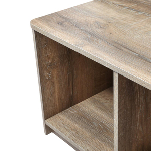 Modern Vintage Style Trendy Round Coffee <b>Table</b> for Living Room Home Decorative Occasional Wooden <b>Table</b> at Price - Product Image 5