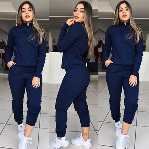 Nuevo Conjunto Deportivo de Dos Piezas para Mujer, Pantalones de Yoga Transpirables de Talla Grande, Sudadera con Capucha, Estilo Urbano Ecológico, Color Sólido - Product Image 1