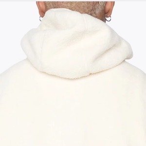 Sudadera con capucha de lana de algodón 100 Heavyeight de 400gsm de gran tamaño para hombre - Product Image 2