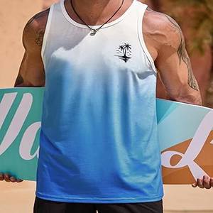 Camiseta sin mangas transpirable de alta calidad para hombre, ropa de entrenamiento cómoda para hombre, camiseta sin mangas para entrenamiento de gimnasio hecha por Dress Sports - Product Image 5