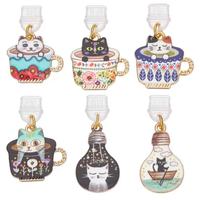 Bouchons anti-poussière pour iPhone en forme d'animaux mignons, USB-C, charme anti-poussière kawaii, protection du port de chargeur pour iPhone, charme pour Kindle iPad