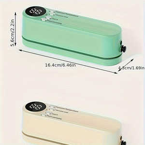 เครื่องซีลสูญญากาศแบบชาร์จ USB แบตเตอรี่ 1200mAh อเนกประสงค์ ประหยัดพื้นที่ ใช้กับถุงพลาสติกสำหรับอาหาร ใช้ได้ทั้งในบ้านและนอกบ้าน - Product Image 5